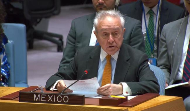 México reafirma su apoyo a Palestina para su ingreso en la ONU