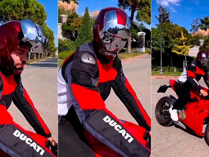 Protección futurista: Diseñan casco para motociclistas idéntico al de &#039;Iron Man&#039;