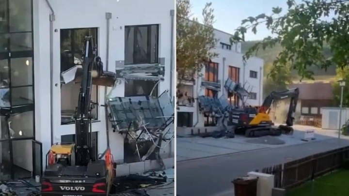 Hombre destruye edificio porque no le pagaron su sueldo.