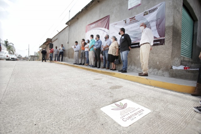 Continúa entrega de obras del programa 2020 en Cuernavaca