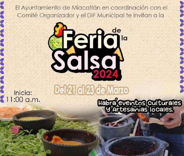 Hoy inicia la Feria de la Salsa en Xochicalco