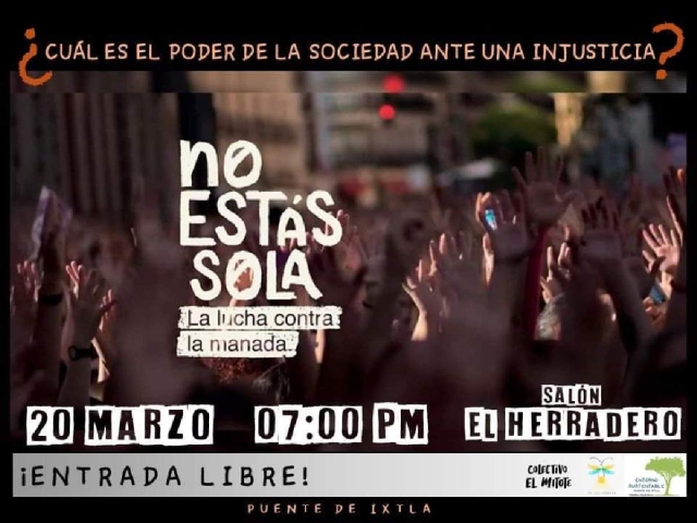 Proyectarán en Puente de Ixtla documental de la violencia contra la mujer