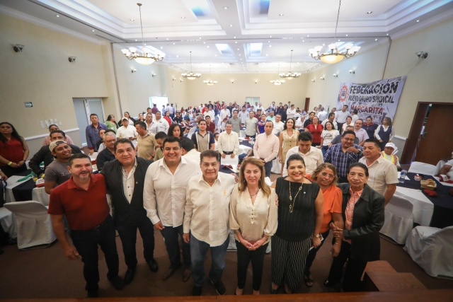 Líderes sindicales se suman al proyecto de Margarita González Saravia