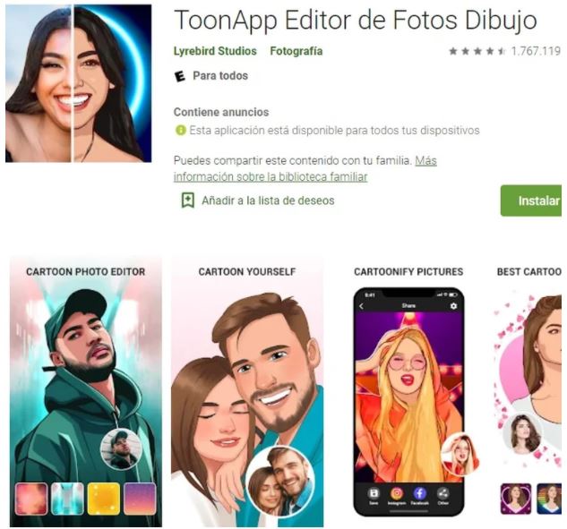 Aplicaciones para convertir fotos y videos en caricaturas o personajes de  anime