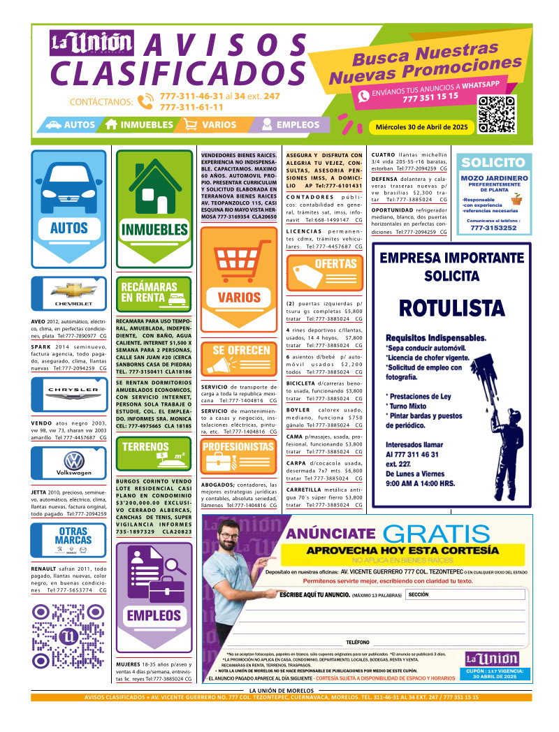 Clasificados