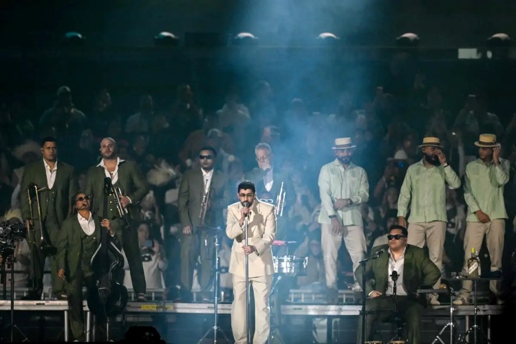 Bad Buny en el Estadio GNP / Foto Alfredo Estrella