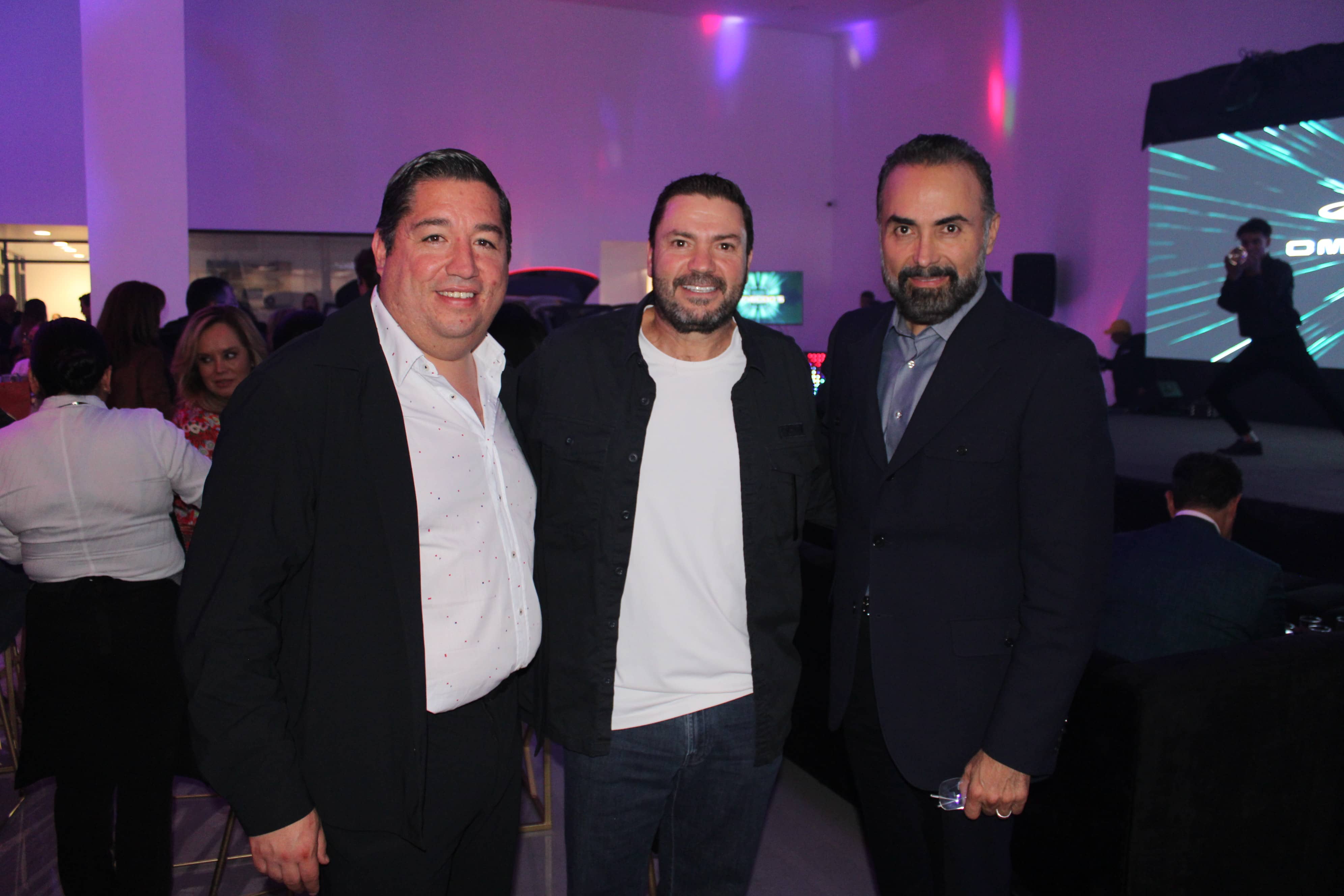 Andrés Millán, José Luis Borbolla y David Villanueva.