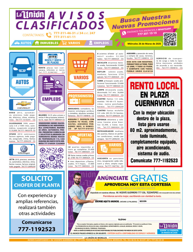 Clasificados