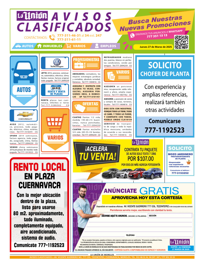 Clasificados