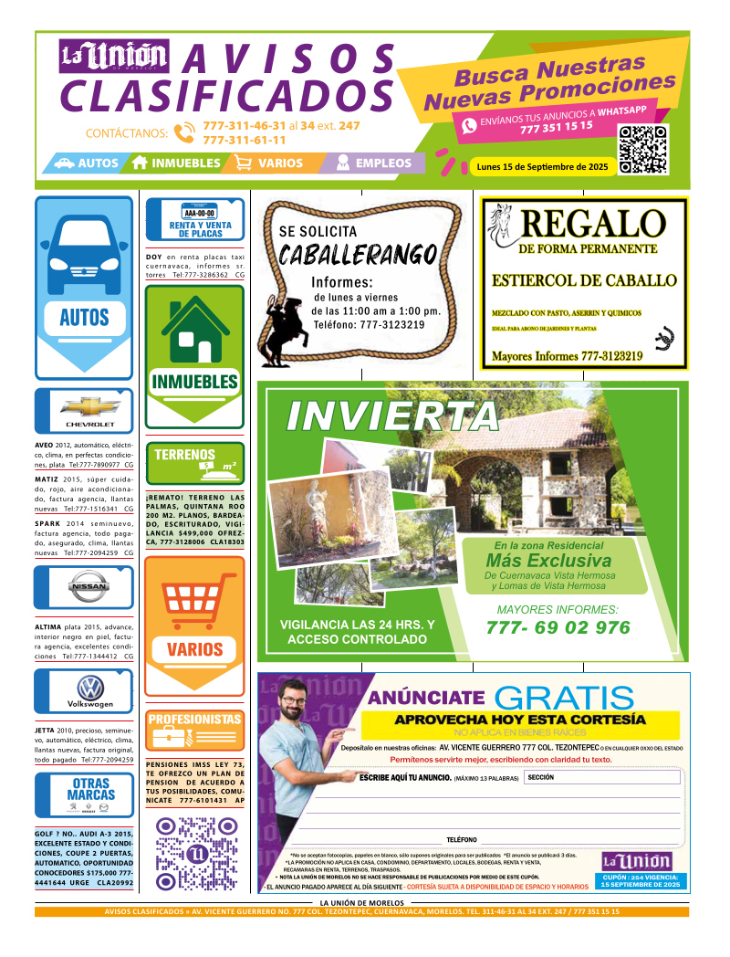 Clasificados