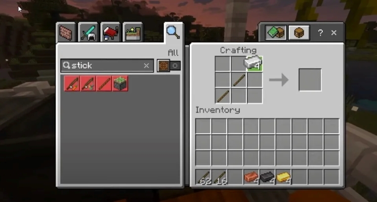 La receta de la lanza en minecraft / IGN
