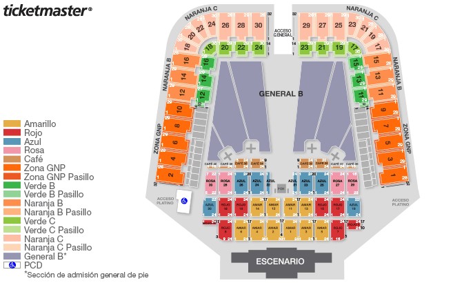 Zayn Malik acomodo de lugares Estadio GNP. Ticketmaster