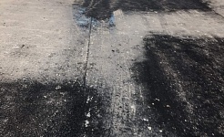 Denuncian deficiente bacheo en primer cuadro de Mazatepec