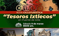 Anuncian rodada ciclista “Tesoros Ixtlecos”