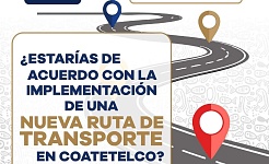Avanza proyecto de ruta de transporte entre Coatetelco, Alpuyeca y Jojutla