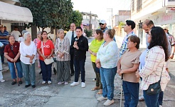 Entrega alcalde de Jojutla rehabilitación de drenaje sanitario