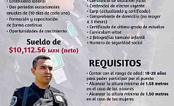 Abierta, convocatoria para sumarse a la Policía de Miacatlán