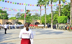 Con una ceremonia y una reseña del hecho histórico, la ciudad de Jojutla, cabecera del municipio, comenzó los festejos de aniversario.