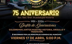 Celebrará 75 años Secundaria “Guadalupe Victoria” de Puente de Ixtla