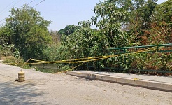 Las autoridades únicamente mantienen un acordonamiento en la zona.