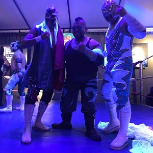 Fussion, Electro Jr. y Bebé Carlitos ganaron la pelea estelar organizada por la Alianza Nacional de Lucha Libre (ANLL).