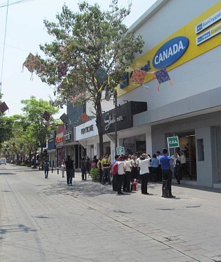 Municipios de la región sur cumplieron con el simulacro de sismo para hacer conciencia acerca del cuidado entre la población.