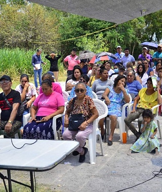 Los colonos recibieron información a fin de abonar a la certeza de los pagos.
