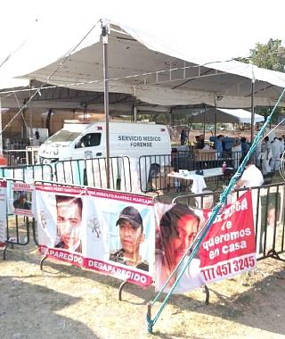 Ya pasó una semana y todavía no empiezan las excavaciones. Este martes podría comenzar la búsqueda de cuerpos sin identificar en el panteón de Jojutla.
