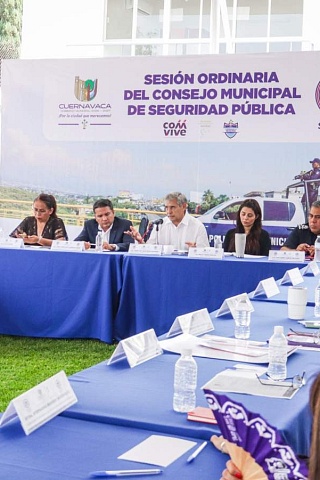 Cuernavaca fortalece acciones por una ciudad más segura: José Luis Urióstegui 