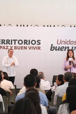 Presenta Margarita González Saravia programa “Territorios de Paz y Buen Vivir”