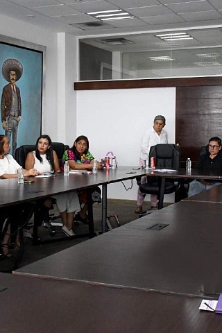 Presenta Édgar Maldonado a fiscal contra feminicidios ante colectivos 