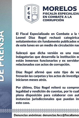 Cruzan FECC y CEARV acusaciones de corrupción