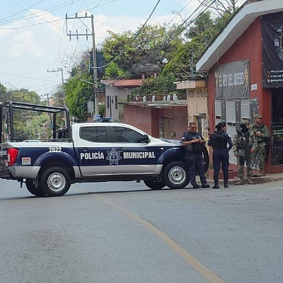 En la zona quedaron varios casquillos esparcidos.