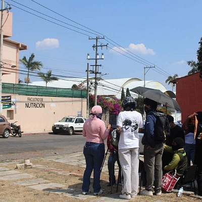El pasado miércoles, integrantes de la Resistencia Estudiantil denunciaron haber sido hostigados por la directora de la Facultad de Nutrición.