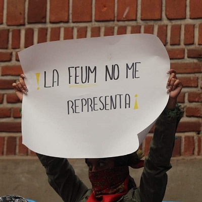 El movimiento estudiantil de protesta desconoció a la FEUM.