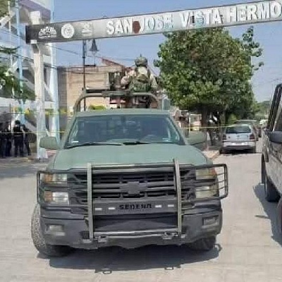 El ataque se registró a unos metros del arco de bienvenida de la comunidad.