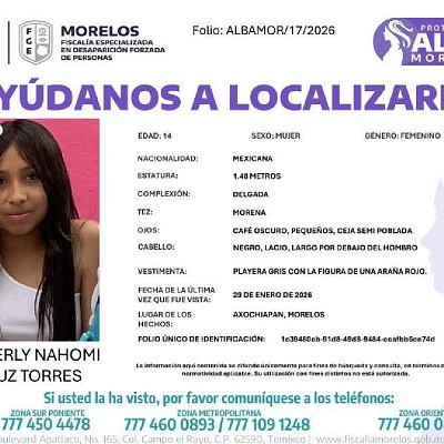 Una adolescente desapareció en Axochiapan