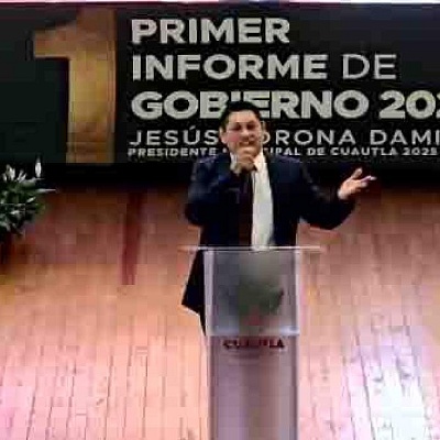 Rinde Jesús Corona su primer informe de gobierno