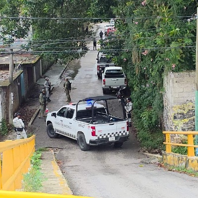  El operativo fue realizado en un inmueble que se sitúa a unos metros de la autopista México-Acapulco.
