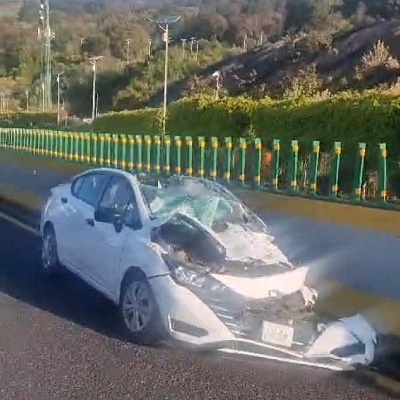 El hombre quedó sin vida a bordo del automóvil que conducía.