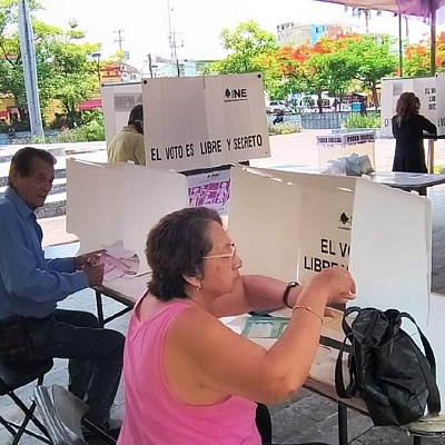 La jornada electoral de ayer transcurrió en calma y sin incidentes.