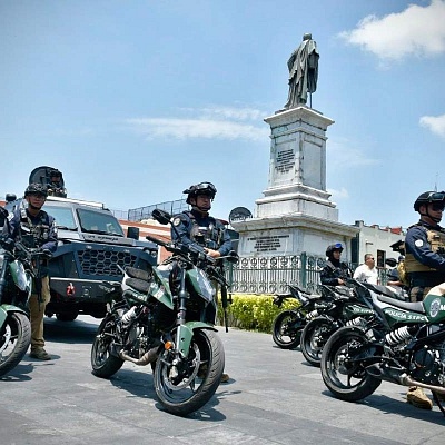 La SSPC informó sobre el despliegue de seguridad para los festejos de esta noche en el zócalo de Cuernavaca. 