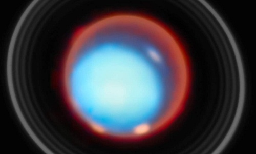 Telescopio Webb cartografía la misteriosa atmósfera superior de Urano