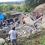 La casa quedó destruida.