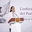 Ariadna Montiel, secretaria de Bienestar del gobierno federal, presentó el calendario en la conferencia “La Mañanera” de ayer.  