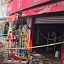 La tienda resultó con diversos daños.