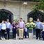 Las autoridades montaron una guardia de honor en memoria de Otilio Montaño.