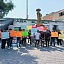 Decenas de personas participaron en la protesta en contra del alcalde José Carlos Jiménez Ponciano.
