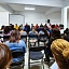 Ayudantes municipales y personal de diversas dependencias participaron en la reunión.
