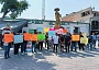 Decenas de personas participaron en la protesta en contra del alcalde José Carlos Jiménez Ponciano.